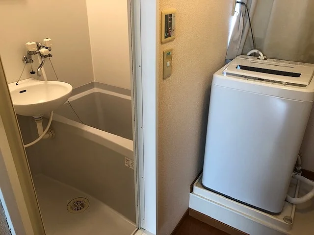 洗濯機付きです。