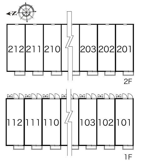 間取り配置図です。