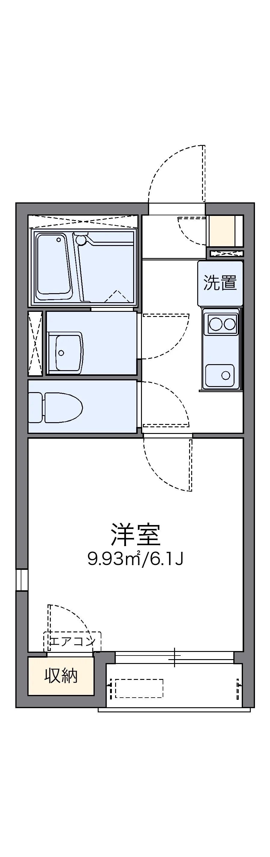 代表的な間取のため実際の間取とは異なる場合があります