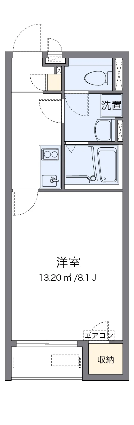 代表的な間取のため実際の間取とは異なる場合があります