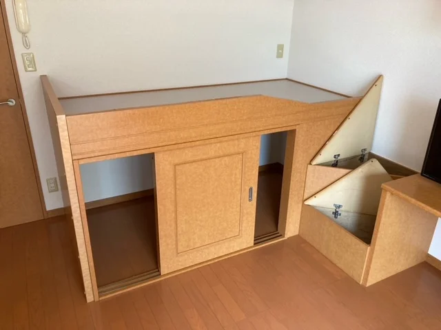 1Ｆフローリング、2Ｆ絨毯