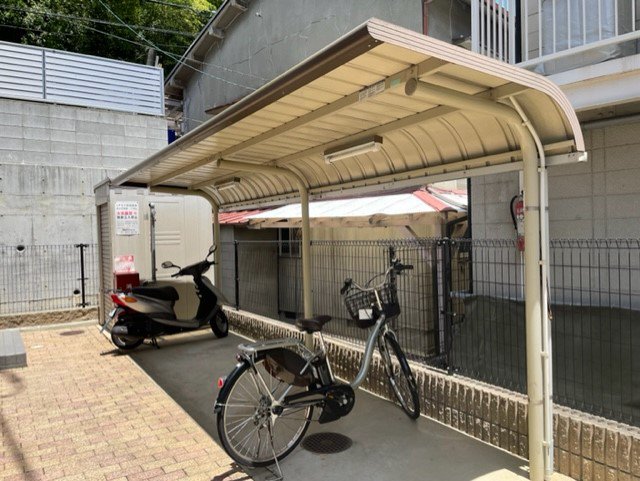 駐輪場です。