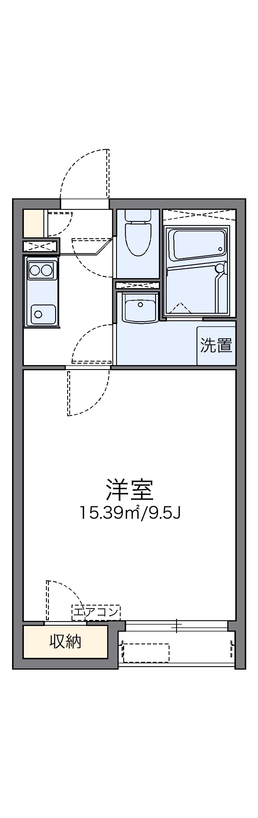 代表的な間取のため実際の間取とは異なる場合があります