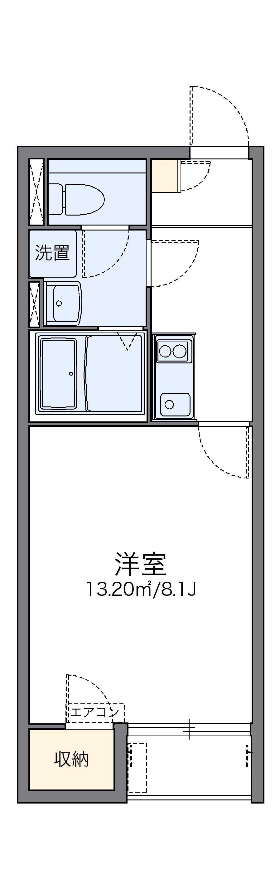 代表的な間取のため実際の間取とは異なる場合があります