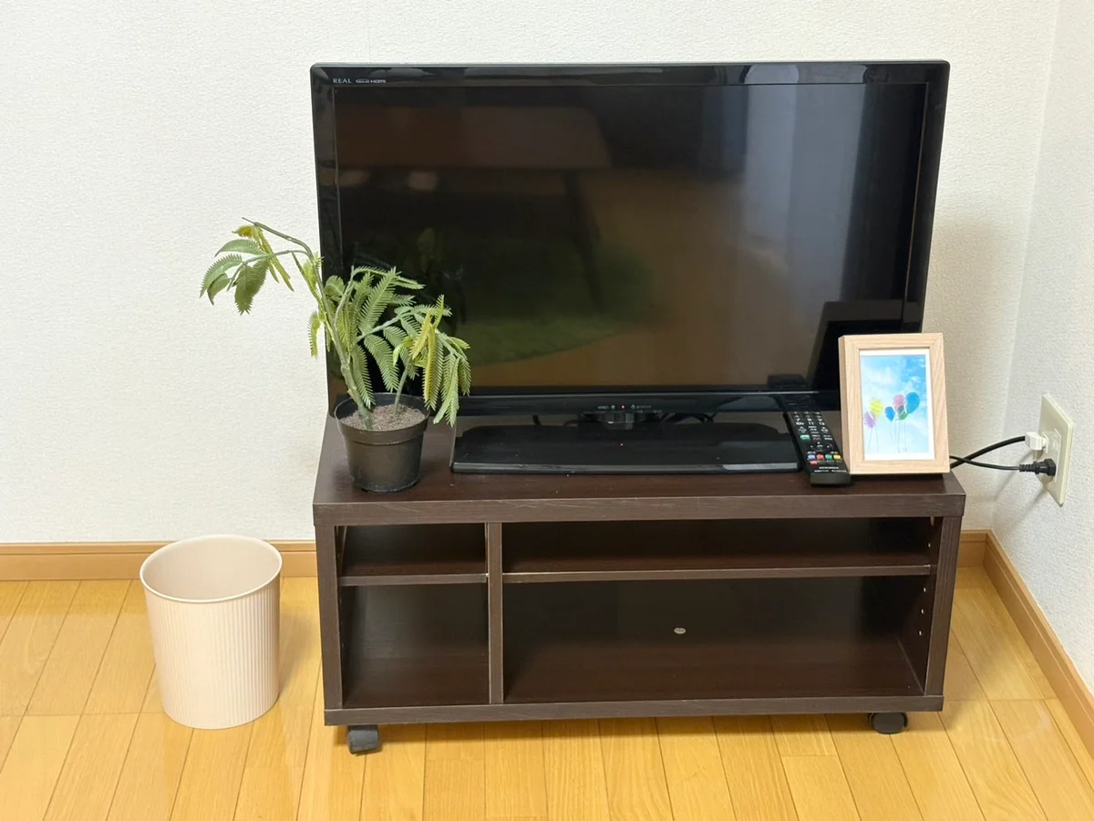 電気も通電しておりますので、手続き不要でテレビを見ることができます♪♪
