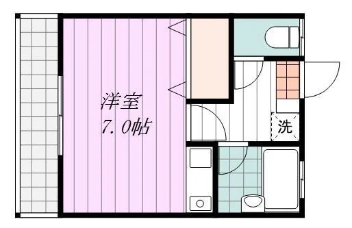 １Ｒ2階のお部屋です☆☆設備も充実したお部屋になっており、オススメ物件です♪♪