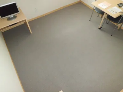 ベッド上から下を見下ろすと・・・