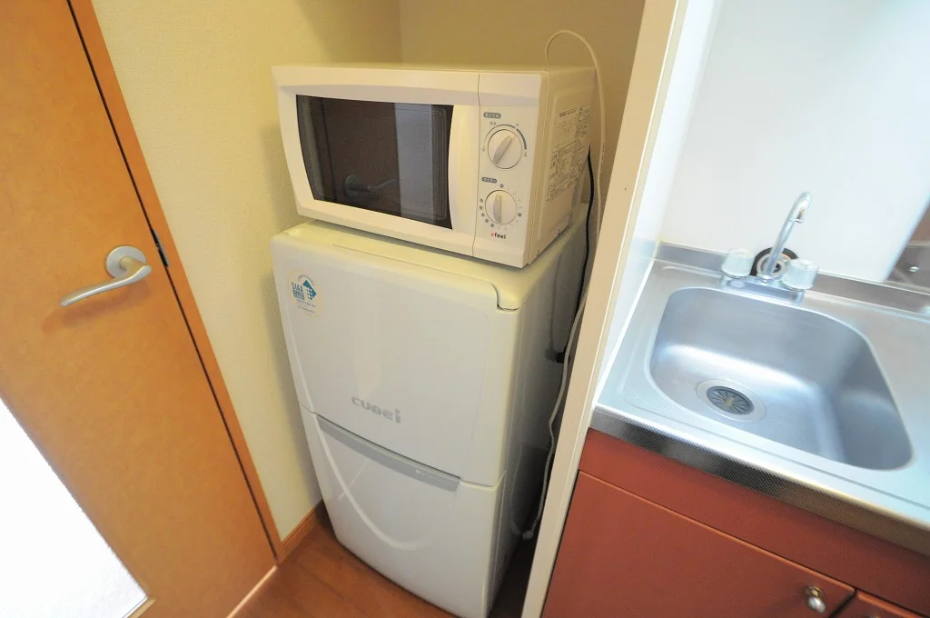 テレビと冷蔵庫がついていて安心♪