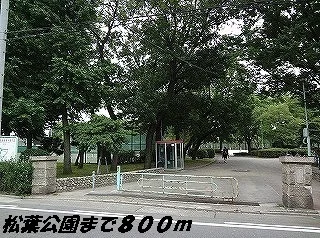 松葉公園まで800m