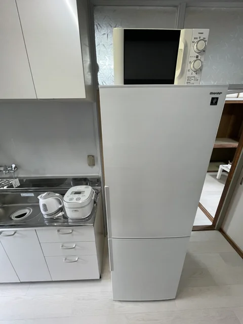 冷蔵庫、電子レンジ
