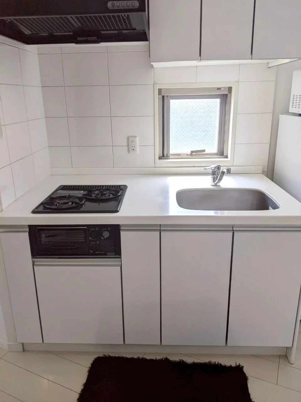 2口ガスコンロで料理好き良し♪調理スペースも十分♪