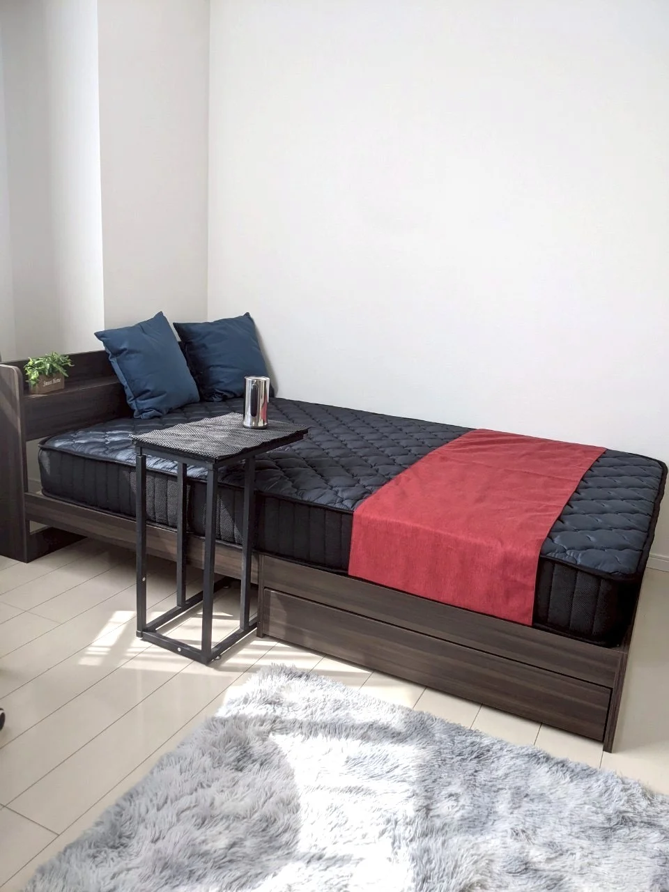 ふかふか木製ベッド♪雰囲気良し♪