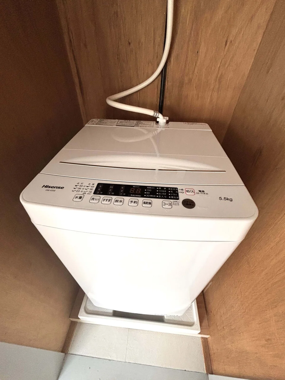 洗濯機もバッチリ完備♪