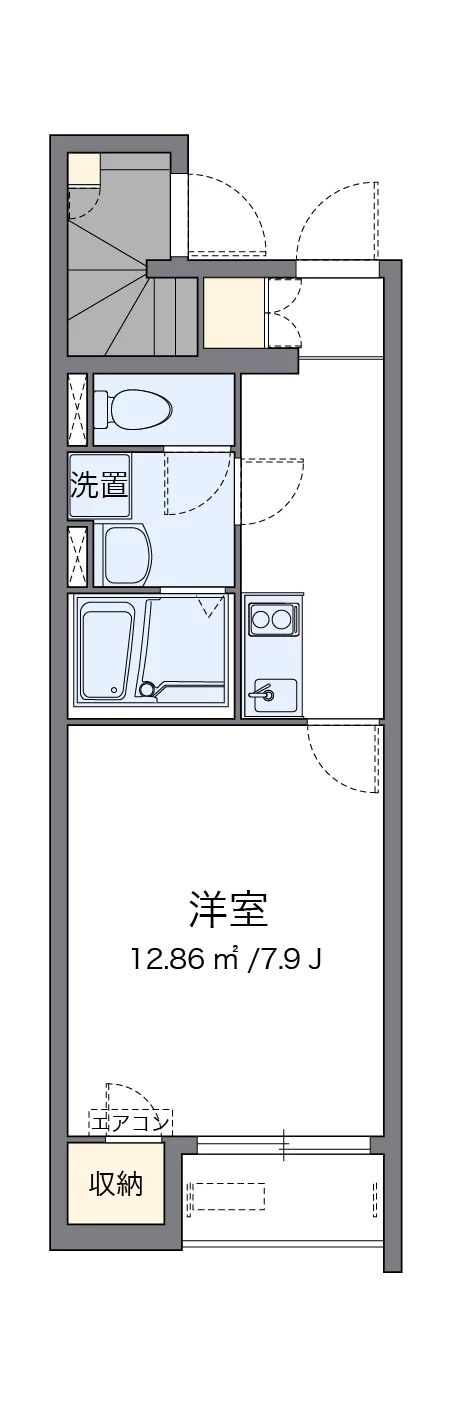 代表的な間取のため実際の間取とは異なる場合があります