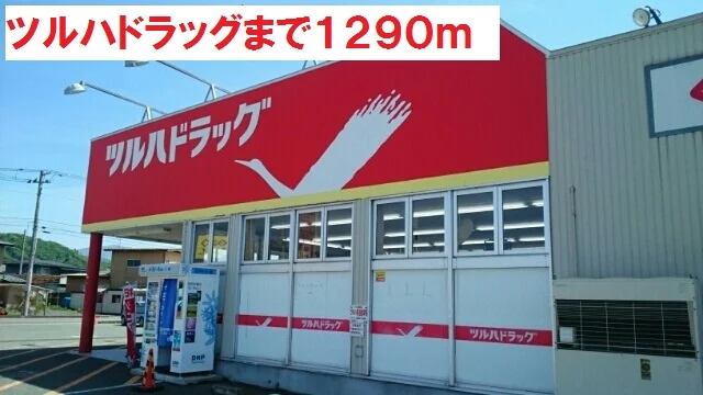 ツルハドラッグまで1290m