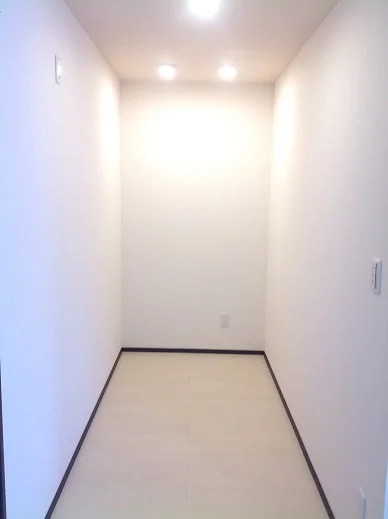 キッチン横の有効スペース。使い方は色々。