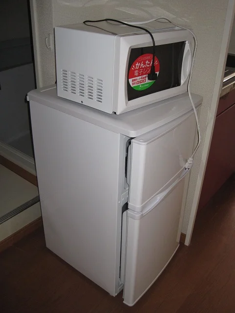 冷蔵庫、電子レンジ