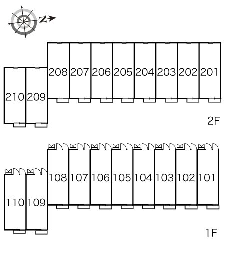 間取り配置図です。