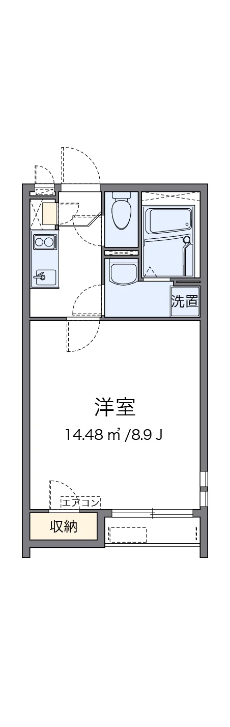 代表的な間取のため実際の間取とは異なる場合があります