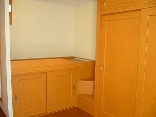 1Kなので寝室兼居室です。