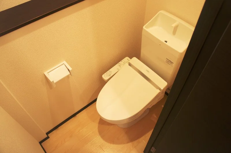 温水洗浄便座で快適！