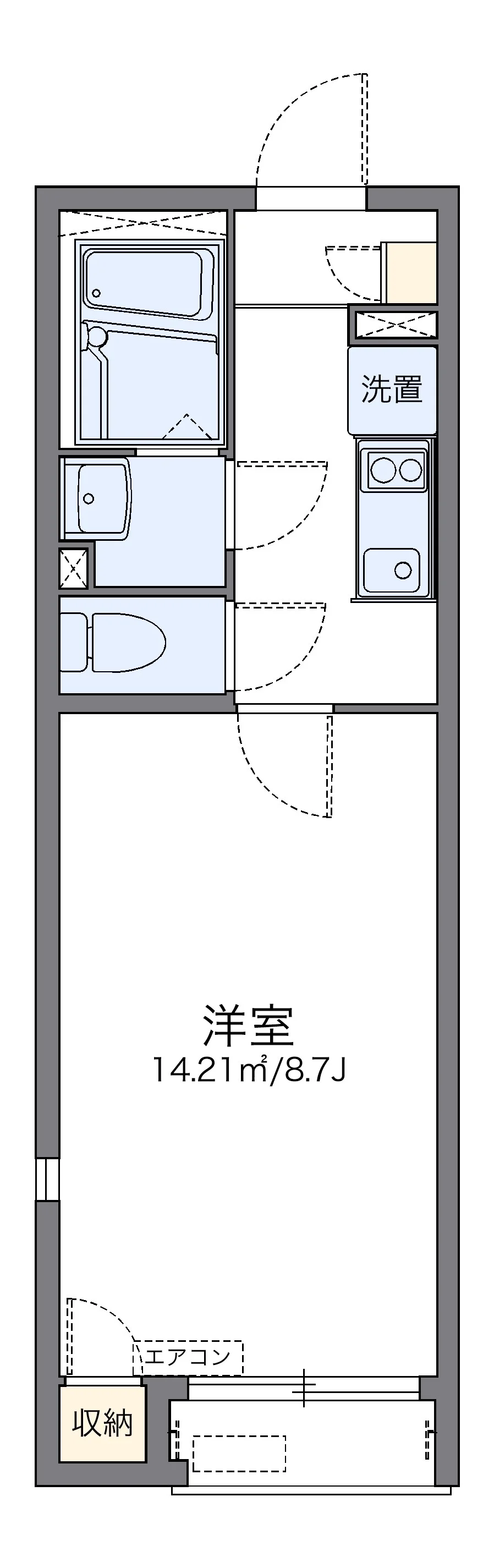 代表的な間取のため実際の間取とは異なる場合があります