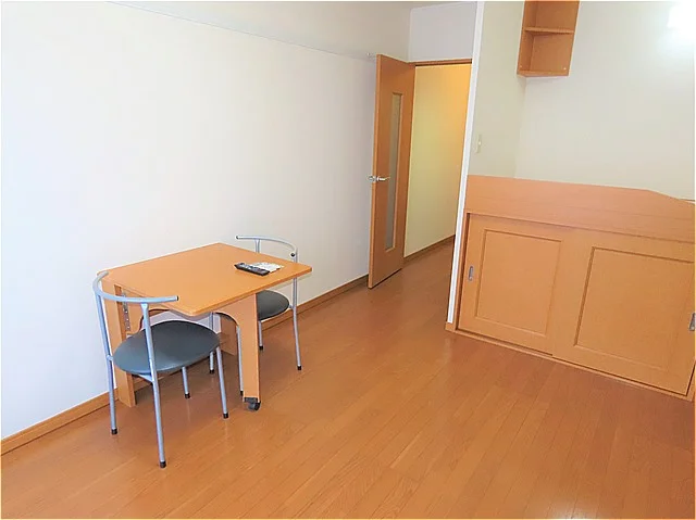 ハイベッドタイプのお部屋です
