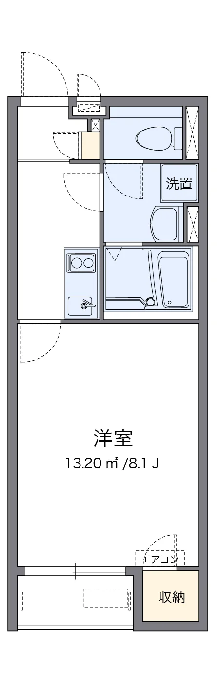 代表的な間取のため実際の間取とは異なる場合があります