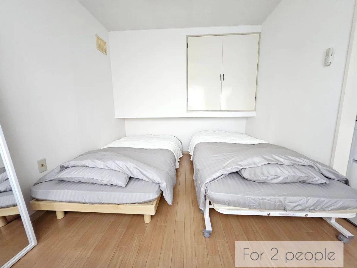 シーツ等の替えはご自身でご用意をお願いいたします