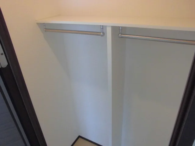 大容量収納できるクローゼット付き！