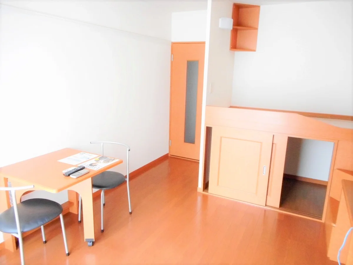 ハイベッドタイプのお部屋です