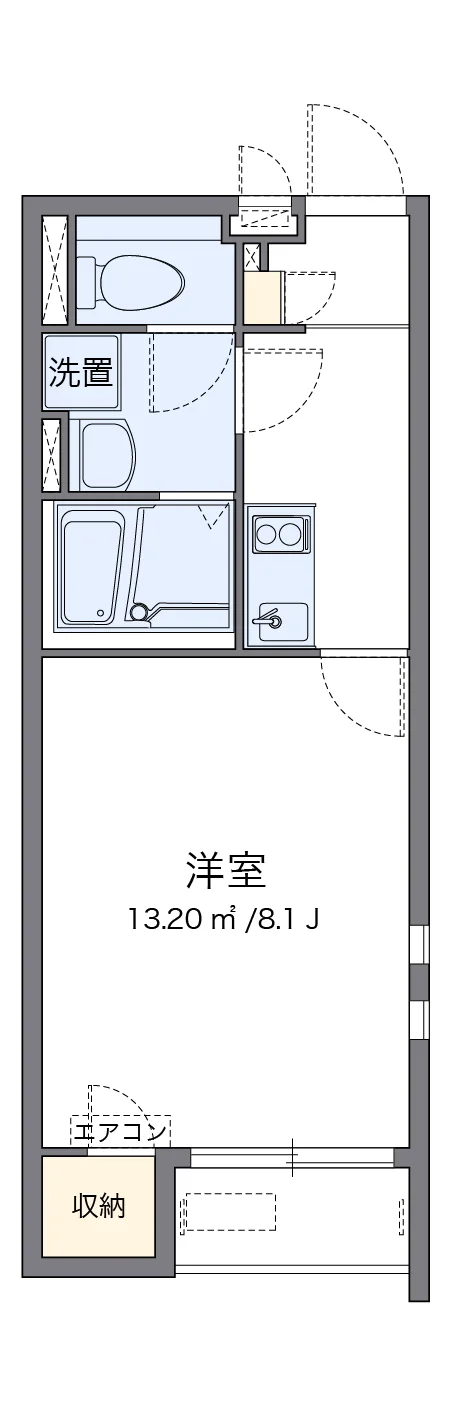 代表的な間取のため実際の間取とは異なる場合があります