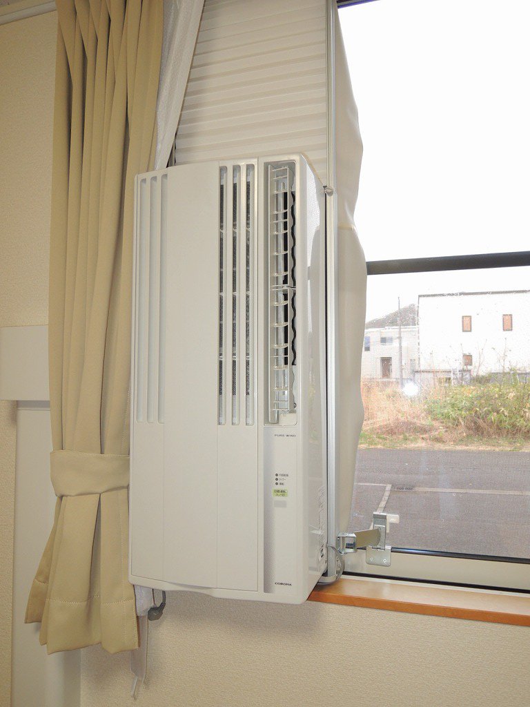 ウィンドエアコンで夏場も快適に。