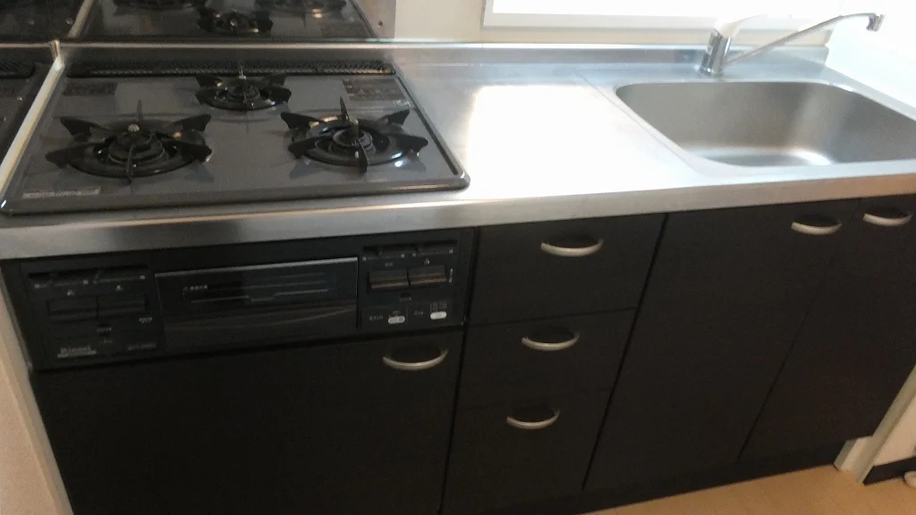 3口のガスコンロ