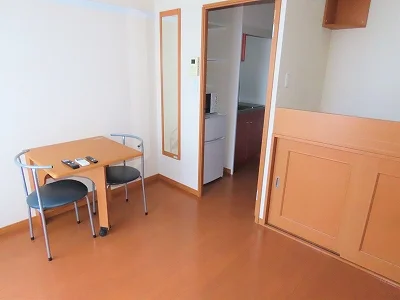 ハイベッドタイプのお部屋です