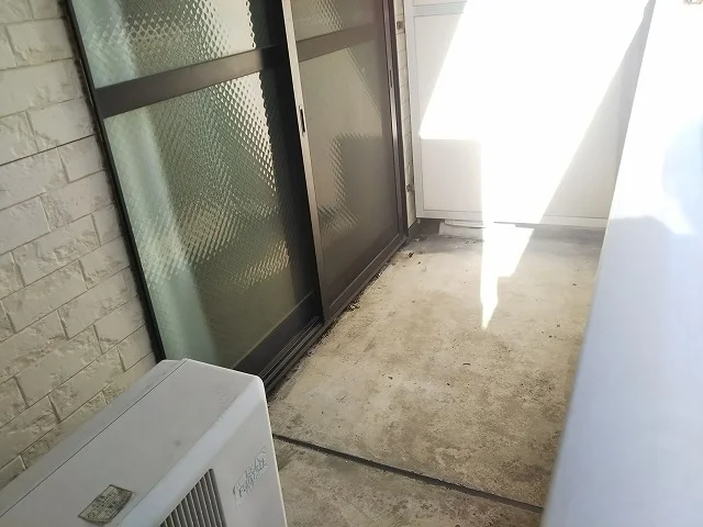 バルコニーで外干しできます！