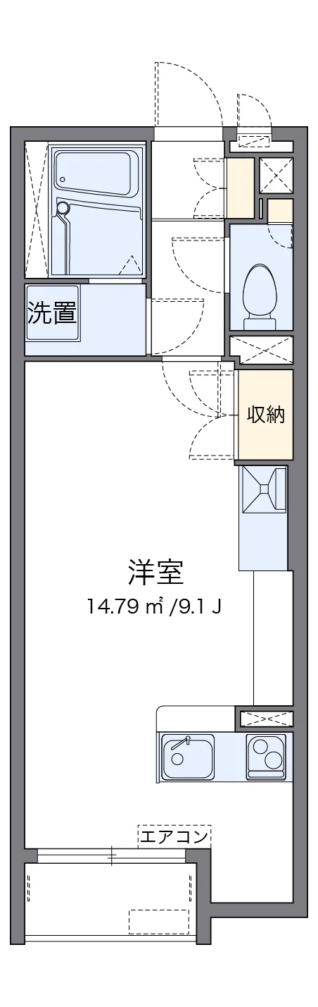 代表的な間取のため実際の間取とは異なる場合があります
