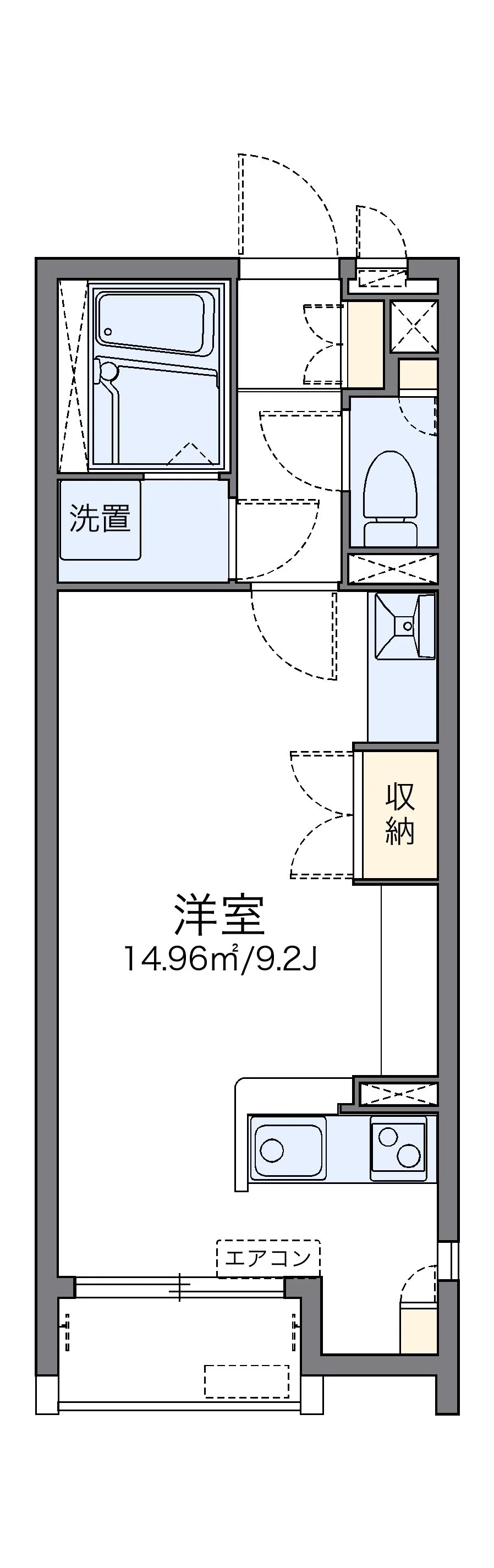 代表的な間取のため実際の間取とは異なる場合があります