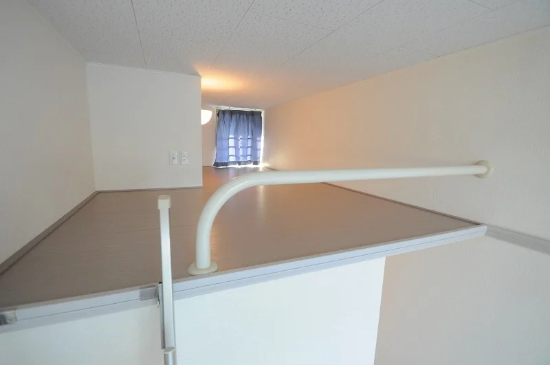 ロフト完備の広々居室