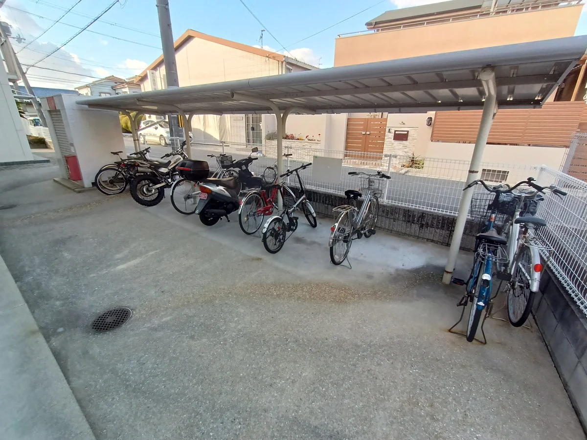 駐輪スペースです。