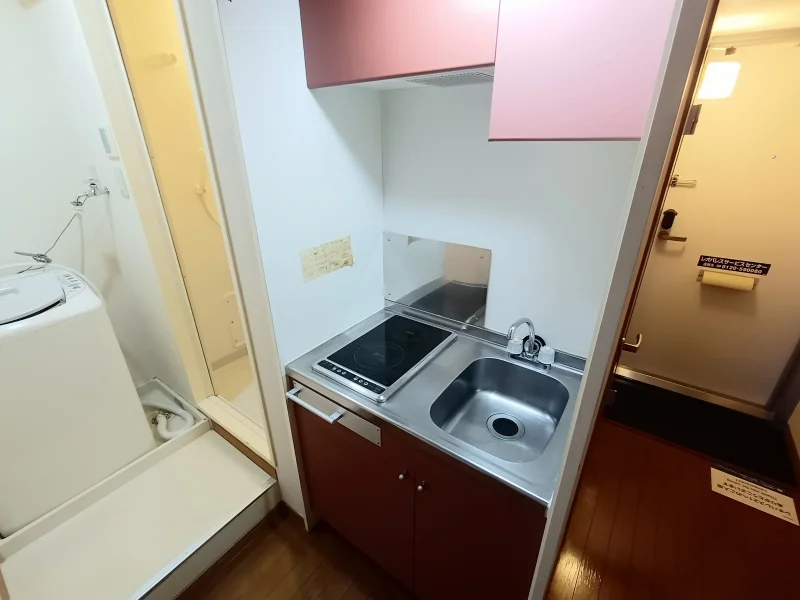 コンロは2口コンロです。