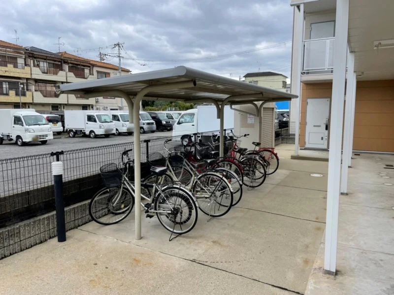 駐輪スペースです。