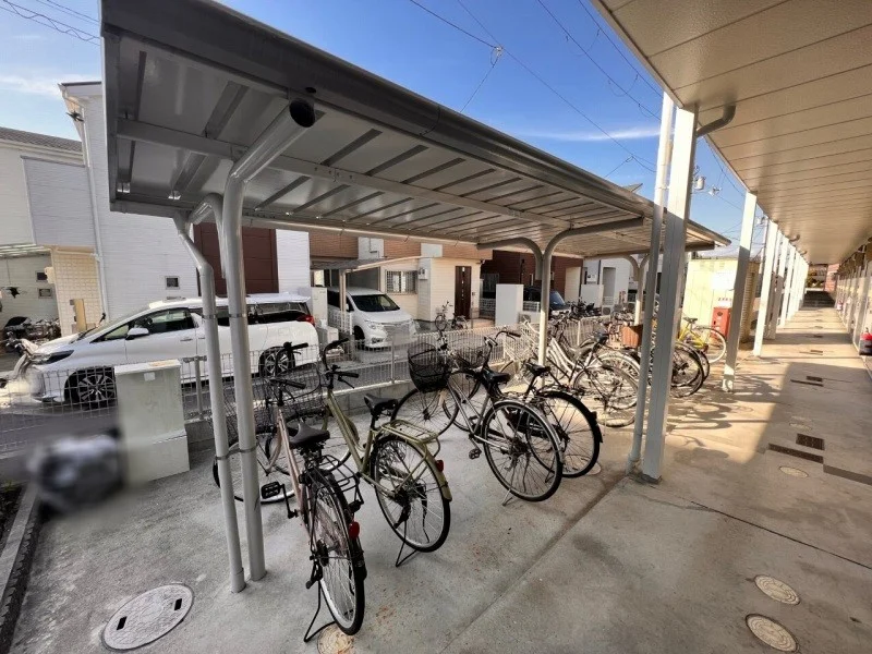 駐輪スペースです。
