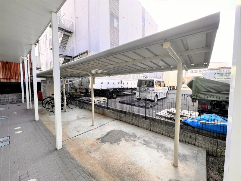 駐輪スペースです。