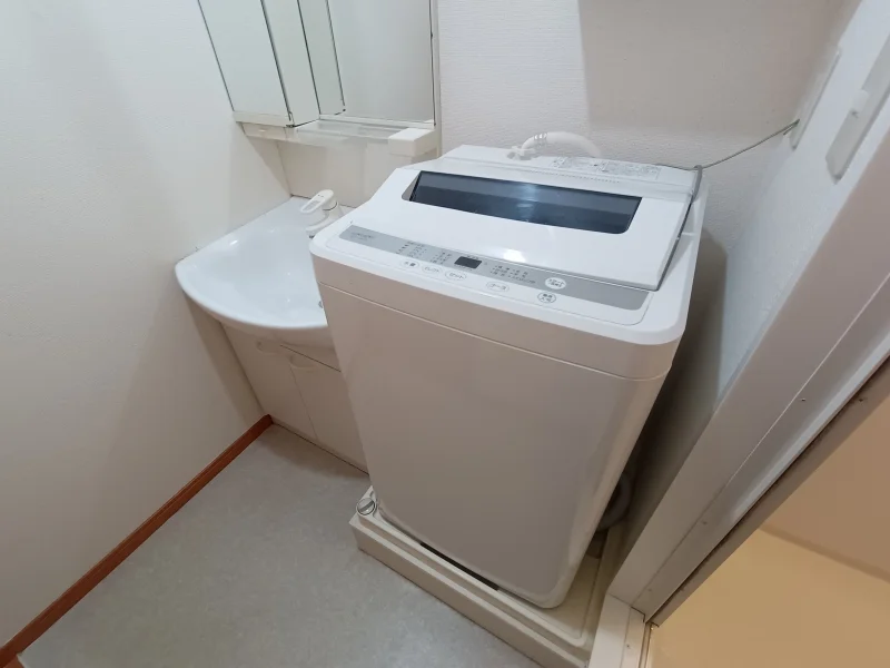 室内洗濯機置き場です。