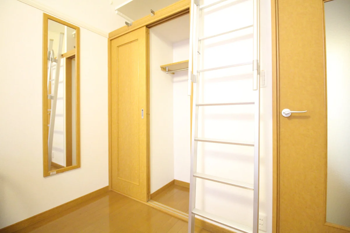 収納あるので、お部屋広々過ごせます。