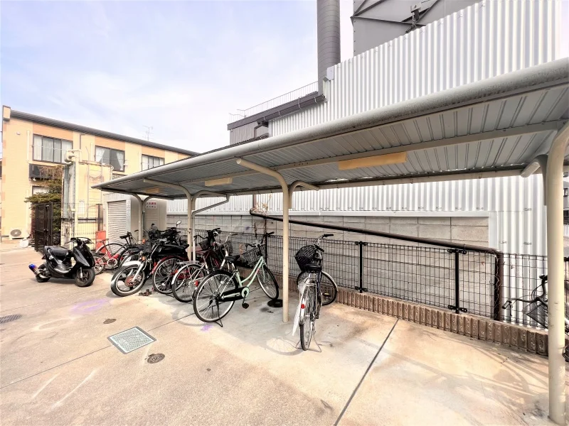 駐輪スペースです。
