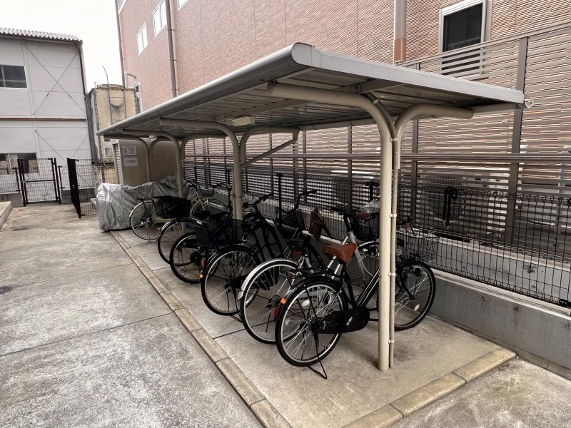 駐輪スペースです。