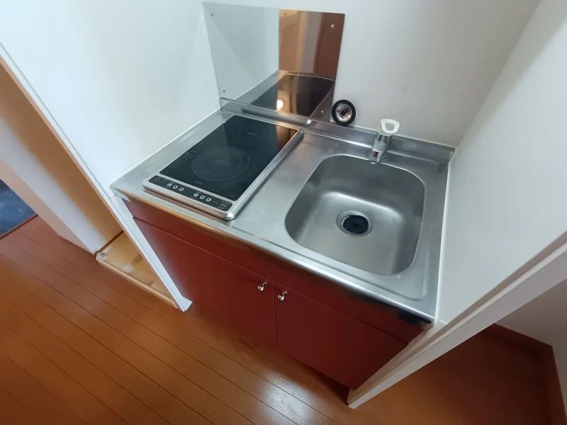 コンロは2口コンロです。