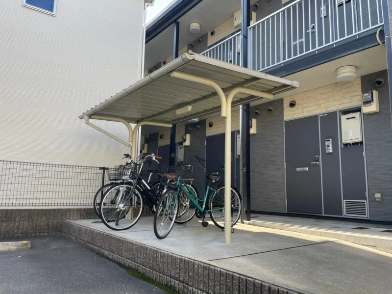 駐輪スペースです。
